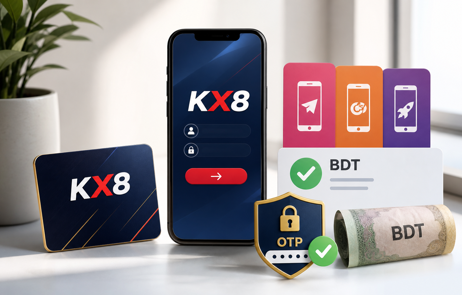 KX8 অ্যাপ ও BDT পেমেন্ট