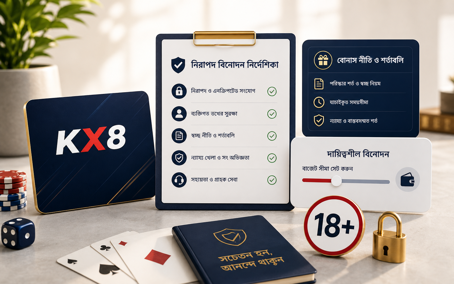 KX8 নিরাপত্তা ও দায়িত্বশীলতা